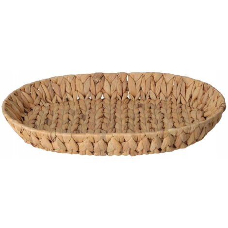 Ovaler Flechtkorb 32x40x6cm Naturbeige