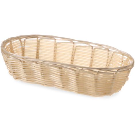 Ovaler Polyrattan-Brotkorb 225x110x60mm - Hendi 426708