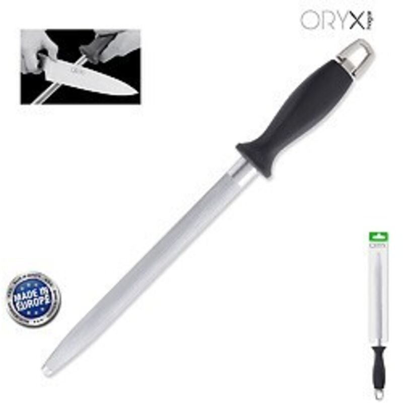 Image of Chaira Afiladora Ovalada 25 cm. Negra.