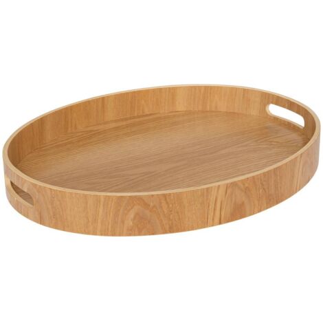 Ovales tablett 43x33,5cm pappel - 5five