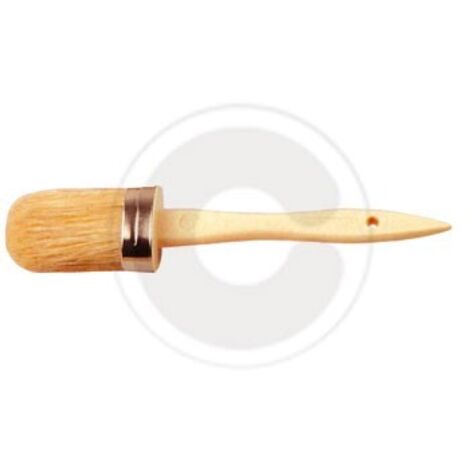 ovalino S600 pennello pennellino con manico plastica setola bionda n 4