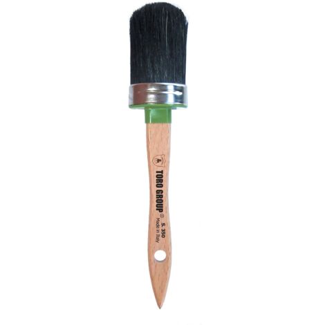 OVALINO SETOLA NERA SERIE 350 N. 6. Prezzo per 1 pezzo.