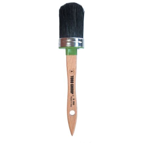 OVALINO SETOLA NERA SERIE 350 N. 8. Prezzo per 1 pezzo.
