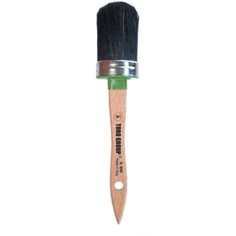 OVALINO SETOLA NERA SERIE 350 N.10. Prezzo per 1 pezzo.