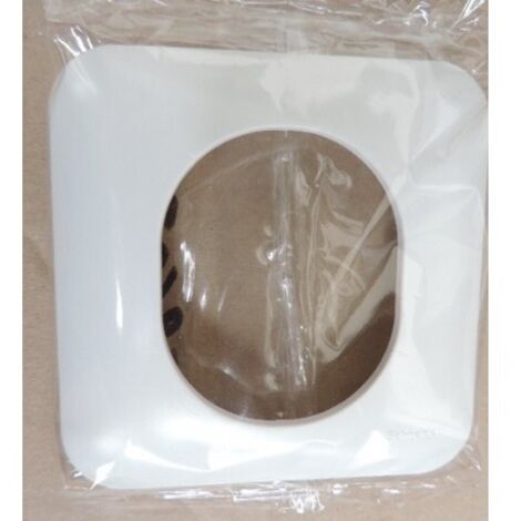 Plaque 1 Poste Schneider Electric Ovalis