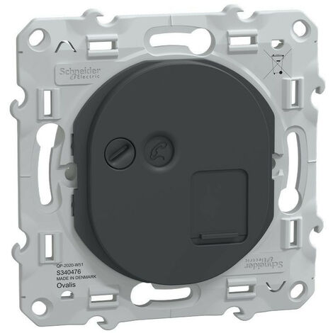 Ovalis - prise RJ45 - cat.6 STP - réseaux VDI- grade 3 - Anthracite (S340476)