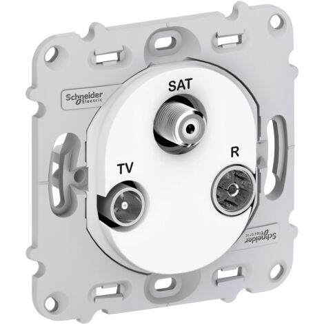 OVALIS PRISE TV RADIO SAT SANS PLAQUE SCHNEIDER S261461