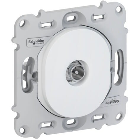 OVALIS PRISE TV SIMPLE SANS PLAQUE SCHNEIDER S261405