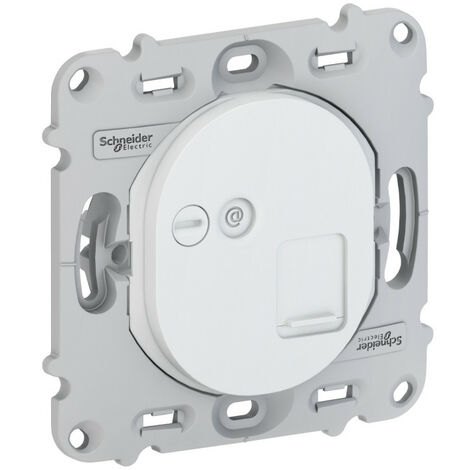 OVALIS RJ45 CAT 5 UTP POUR TÉLÉPHONE SANS PLAQUE SCHNEIDER S261471