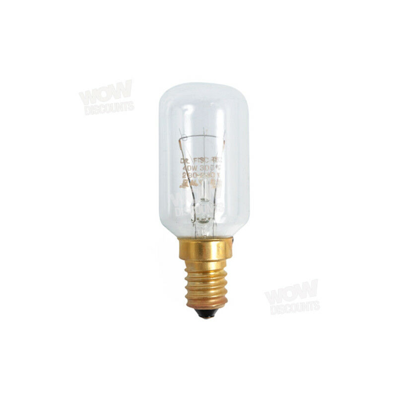 Oven Bulb Long Life T29 300 °C 40 W E14 Genuine Wpro Part, Phillips Whirpool - Clear