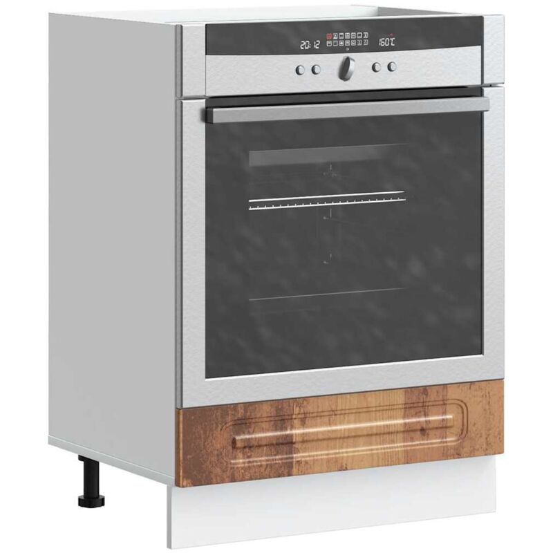 Oven Cabinet Kalmar Old Wood Engineered Wood Vidaxl