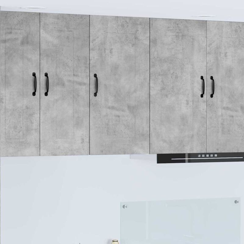 Kitchen Cabinet Kalmar Concrete Grey 40 x 31 x 80 cm vidaXL
