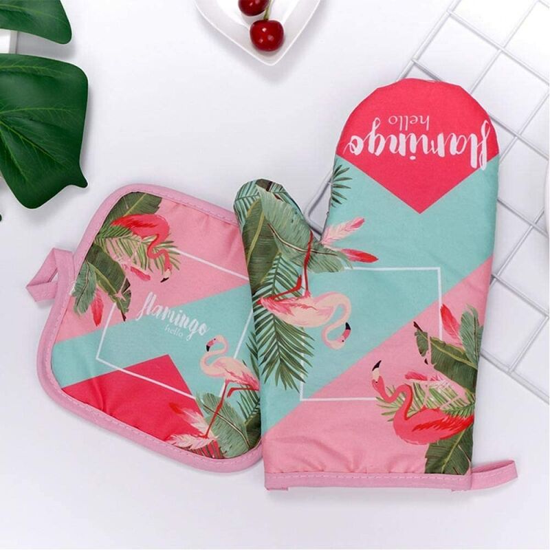 Oven Gloves Microwave Potholders Baking Molds Cotton Oven Gloves bbq Potholder Mat Kitchen