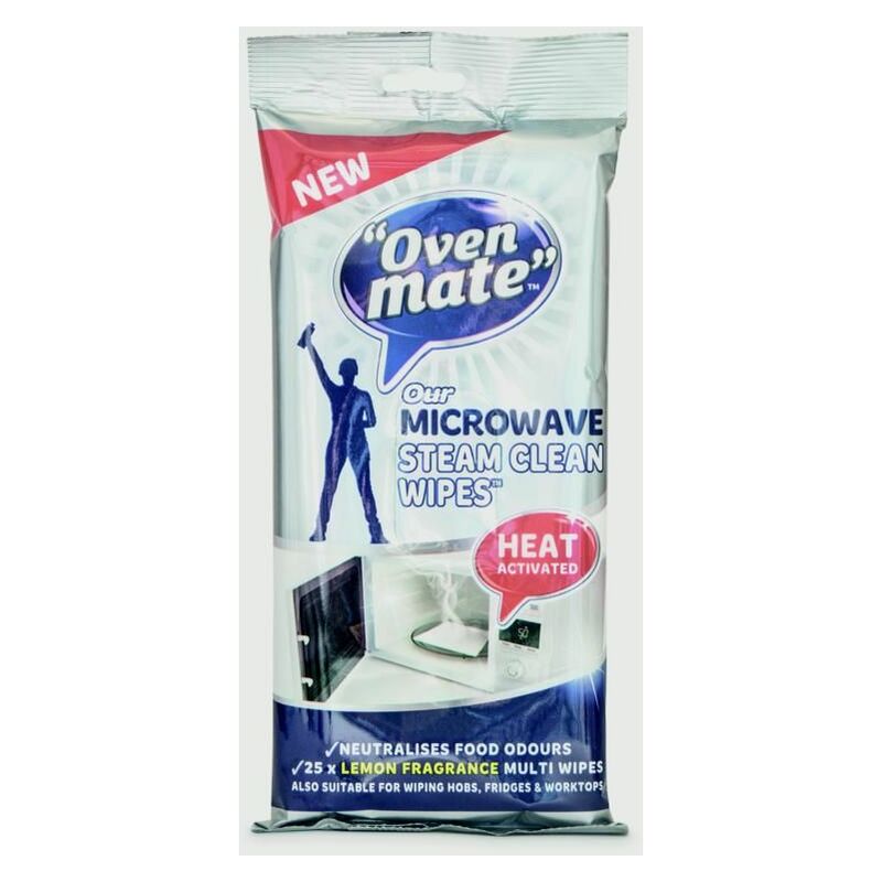 Microwave Steam Clean Wipes - OM10106-R - Oven Mate
