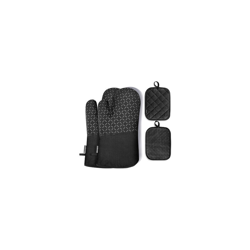 Oven Mitts Oven Mitts Oven Mitts Oven Mitts - Set of 4 Heat Resistant Oven Mitts