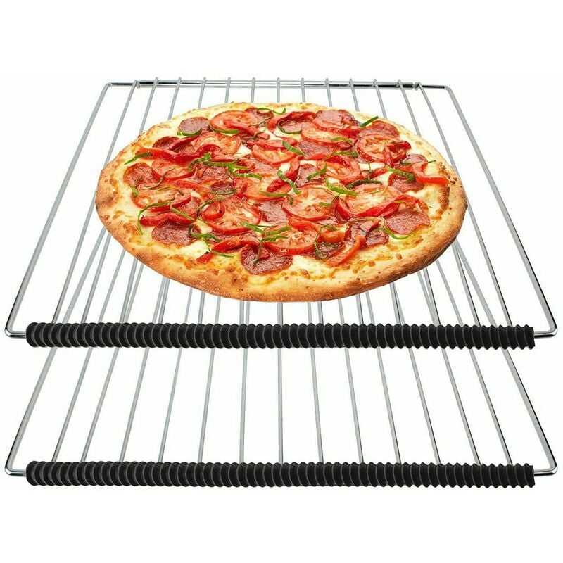 Oven Shelf Heat Guards (Pack of 2) - Black