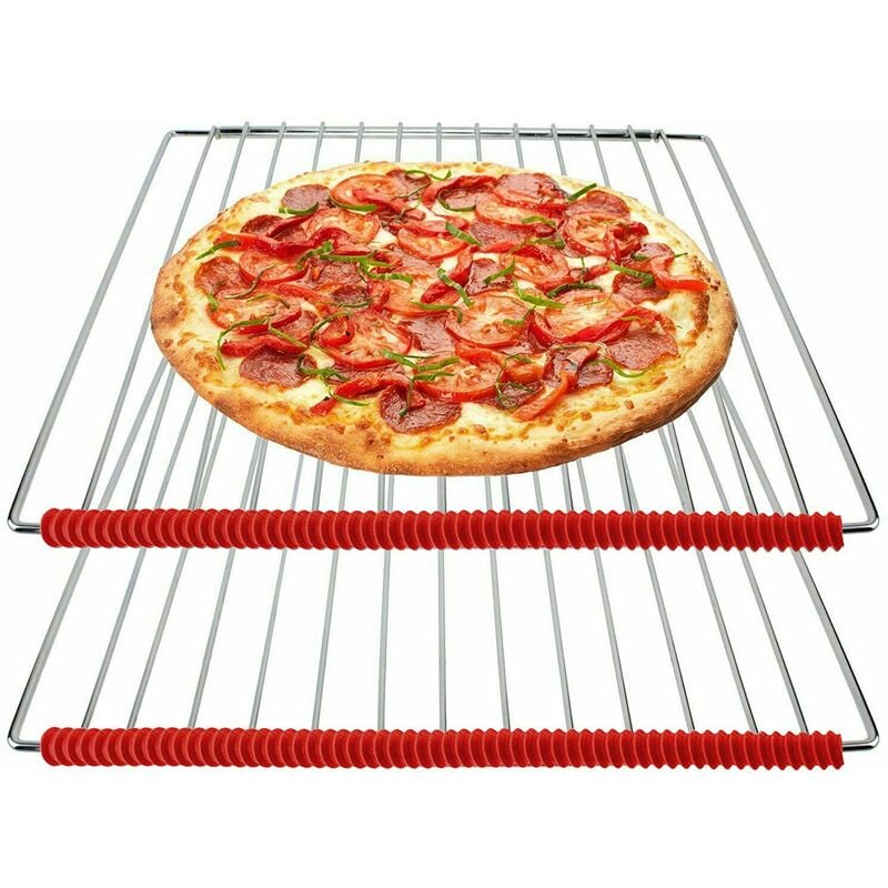 Oven Shelf Heat Guards (Pack of 2) - Red