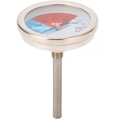 Oven Temperature Gauge Tester Barbeque Grill Baking Cooking Meter 100‑475℉ 50mm Stainless Steel Dial Plate TS‑BX43