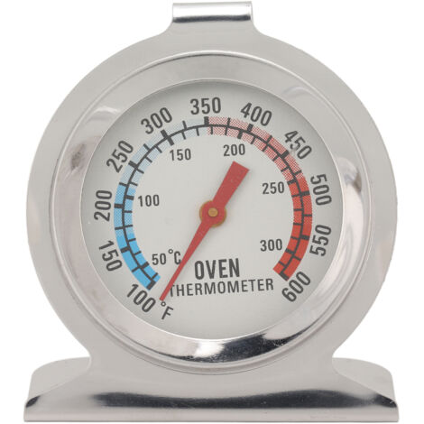 Oven Thermometer Single Scale Stainless Steel Cooking Temperature Meter for Baking