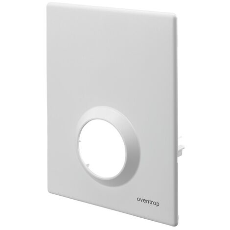 Oventrop Abdeckplatte für Unibox für BT 57mm, verchromt 1022694