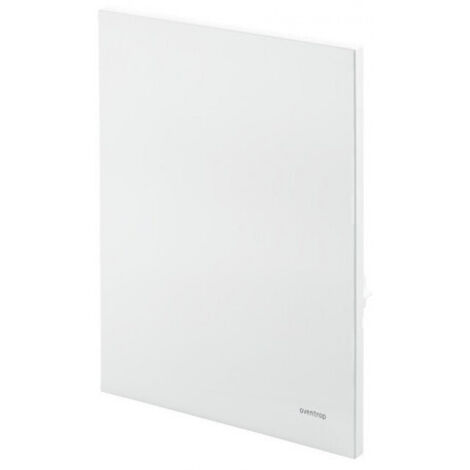 OVENTROP Abdeckung für Unibox T-RTL vario, TQ-RTL vario, T vario, TQ vario und E BV vario geschlossen, Echtglas weiß, 1022774