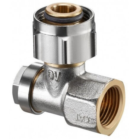 OVENTROP Absperrwinkelverschraubung Combi 3 G 3/4 ÜM x Rp 1/2, 1016567