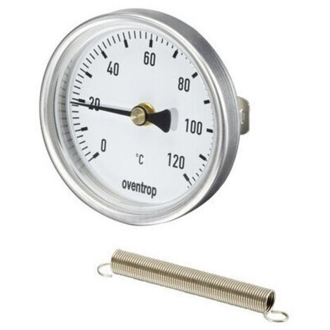 OVENTROP Anlegethermometer für Messing Heizkreisverteiler, 1404095