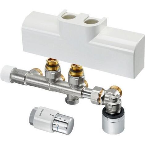 Oventrop Anschluss-Set für Badheizkörper Multiblock T-RT und SH, Chrom