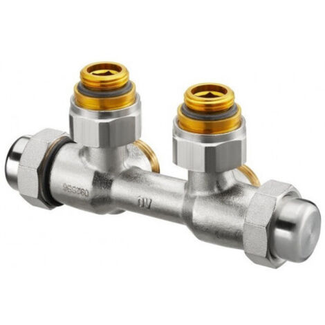 OVENTROP Anschlussarmatur Multiflex FQ Eck Rechtsanschluss, G 1/2 AG x G 3/4 Eurokonus, 1015875