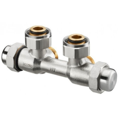 OVENTROP Anschlussarmatur Multiflex FQ Eck Rechtsanschluss, G 3/4 ÜM x G 3/4 Eurokonus, 1015805