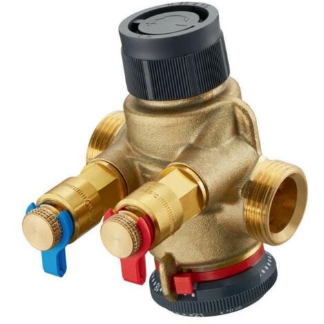 Oventrop Cocon QT Regulierventil mit Messventilen, DN 10 beidseitiges Außengewinde, 150-700l/h