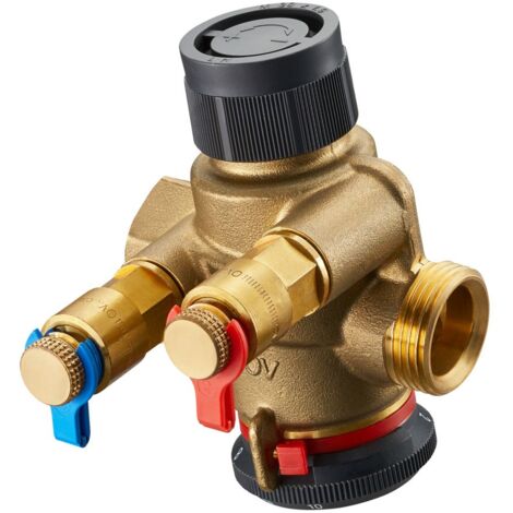 Oventrop Cocon QT Regulierventil mit Messventilen, DN 32 Außengewinde/Innengewinde, 600-4800l/h
