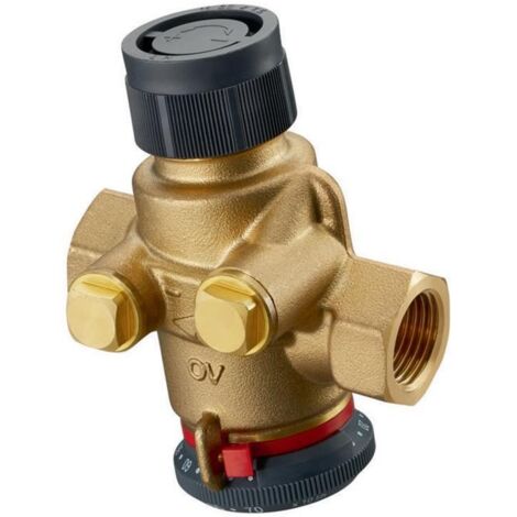 Oventrop Cocon QT Regulierventil ohne Messventile, DN 15 beidseitig Innengewinde, 200-1300l/h