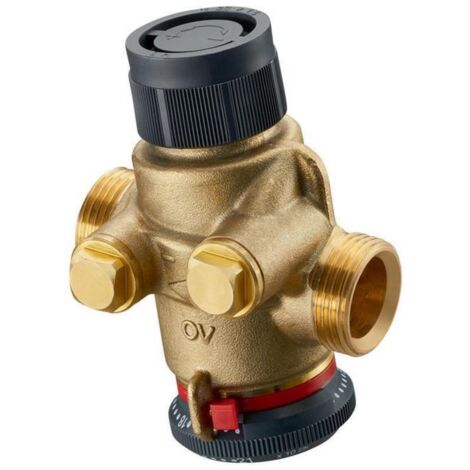 Oventrop Cocon QT Regulierventil ohne Messventile, DN 15 beidseitiges Außengewinde, 200-1300l/h