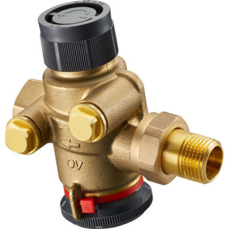 Oventrop Cocon QT Regulierventil ohne Messventile, DN 32 Außengewinde/Innengewinde, 600-4800l/h
