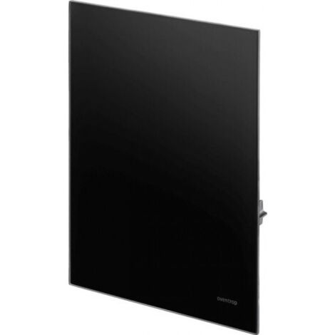 OVENTROP Couvercle pour Unibox T-RTL vario, TQ-RTL vario, T vario, TQ vario et E BV vario fermé, verre véritable noir, 1022775