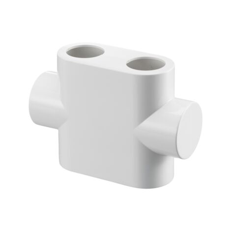 Oventrop couverture de conception 1184095 &quotMultiblock T&quot motif droite, blanc