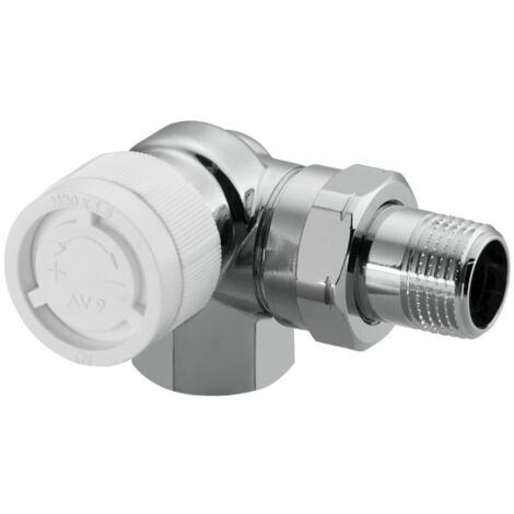 Oventrop CV 9 Thermostatventil DN 15 Winkeleckausführung links, verchromt