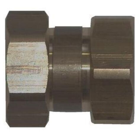 Oventrop Doppelverschraubung für Kesselverrohrung, G 3/4" Innengewinde x G 3/4" Überwurfmutter 18,5mm