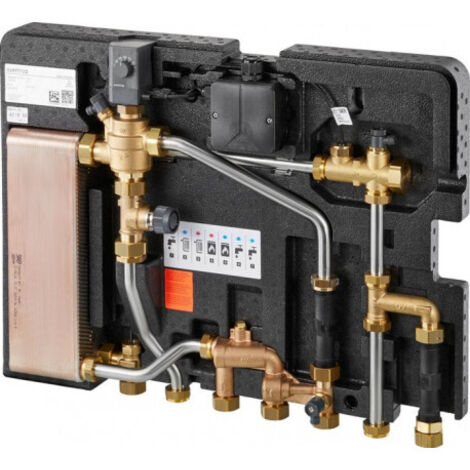 OVENTROP Elektronische Wohnungsstation Regudis W-HTE Leistungsbereich 1, 12 l/min, Wärmeübertrager kupfergelötet, Sealix(R) Vollversiegelung, 1344050