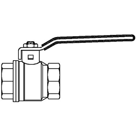 OVENTROP GÂCHETTE OPTIBAL PN 16-ROBINET À BOISSEAU SPHÉRIQUE EN LAITON NICKELÉ DN 25 1 ''IG 1076008