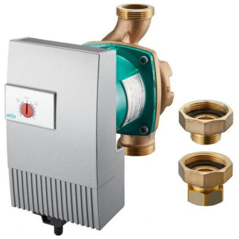 OVENTROP Hocheffizienzzirkulationspumpe für Regumaq X-80 Trinkwasserzirkulationsset, Wilo PARA MAXO-Z 25-180-10-F02, 1381592