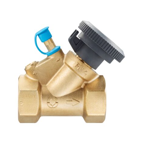 Oventrop HydroCom Strangabsperrventil 1062728 DN 25, Rp 1, PN 16, beiderseits Innengewinde, Messing