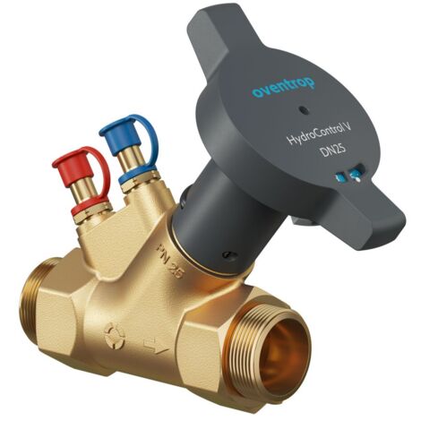 Oventrop HydroControl V Strangregulierventil PN 16 DN 40 G 1 3/4" Außengewinde HydroPort, entzinkungsbeständig