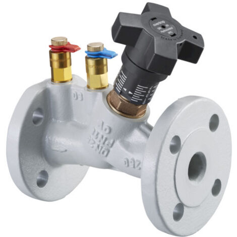 Oventrop Hydrocontrol VFC Strangregulierventil DN 32 PN 16 Flansch DIN, 2 Messventile, GG 25