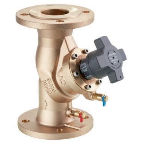 Oventrop Hydrocontrol VFR Strangregulierventil DN 65 PN 16 Flansch DIN, 2 Messventile, Rotguss