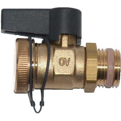 OVENTROP KFE-Kugelhahn Optiflex mit Außengewinde PN 16, ohne Schlauchverschraubung DN 15, G 1/2, 1033414