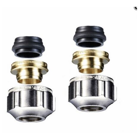 Oventrop Klemmringversch f Metallrohre Set a 2 Stück für AG 3/4 , 15mm