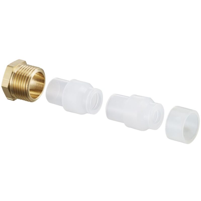 Ofix-Oil Klemmringverschraubung 12mm 2-fach, Kunststoff, Exportmodell - Oventrop