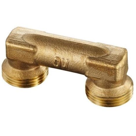 Oventrop Montagebrücke DN 20 3/4" Außengewinde für Kompaktheizkörper, Abstand 50mm